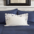 Διακοσμητική μαξιλαροθήκη με γέμιση Αιγαίον "The Κέντημα Project" 40X50 Azalea